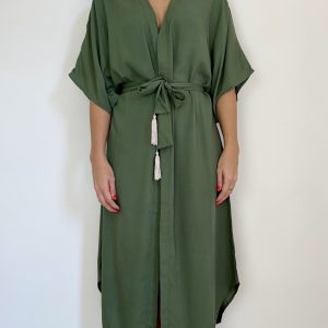 Verde Musgo - Kimono Longo