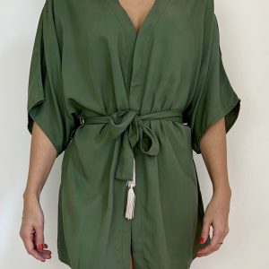 Verde Musgo - Kimono Curto